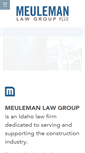 Mobile Screenshot of meulemanlaw.com